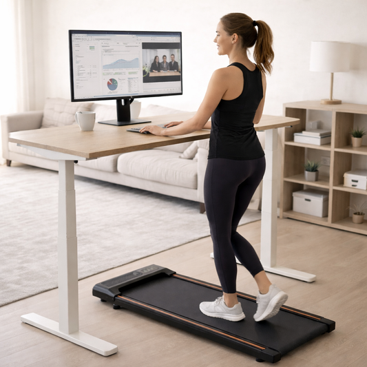 Zenlyft™ Under Desk Walking Pad Treadmill – Quiet, Space-Saving Home Fitness