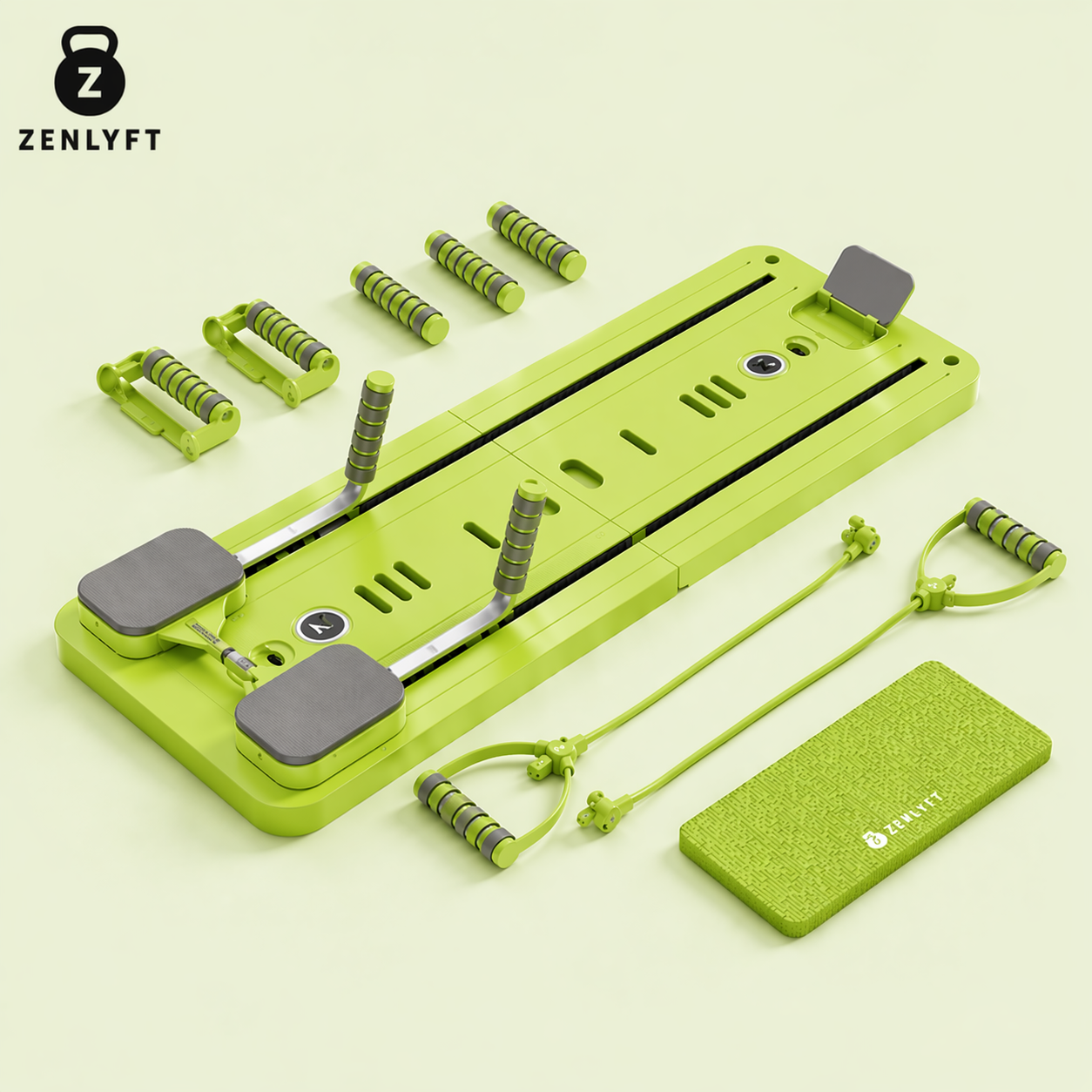 Zenlyft Fitness Portable Pilates Reformer Set