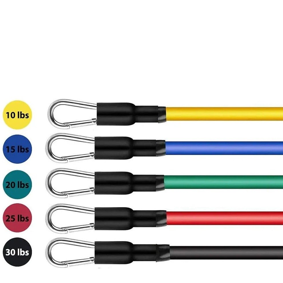 Zenlyft Fitness Resistance Bands with Handles – Adjustable Home Strength Training & Full Body Workout System