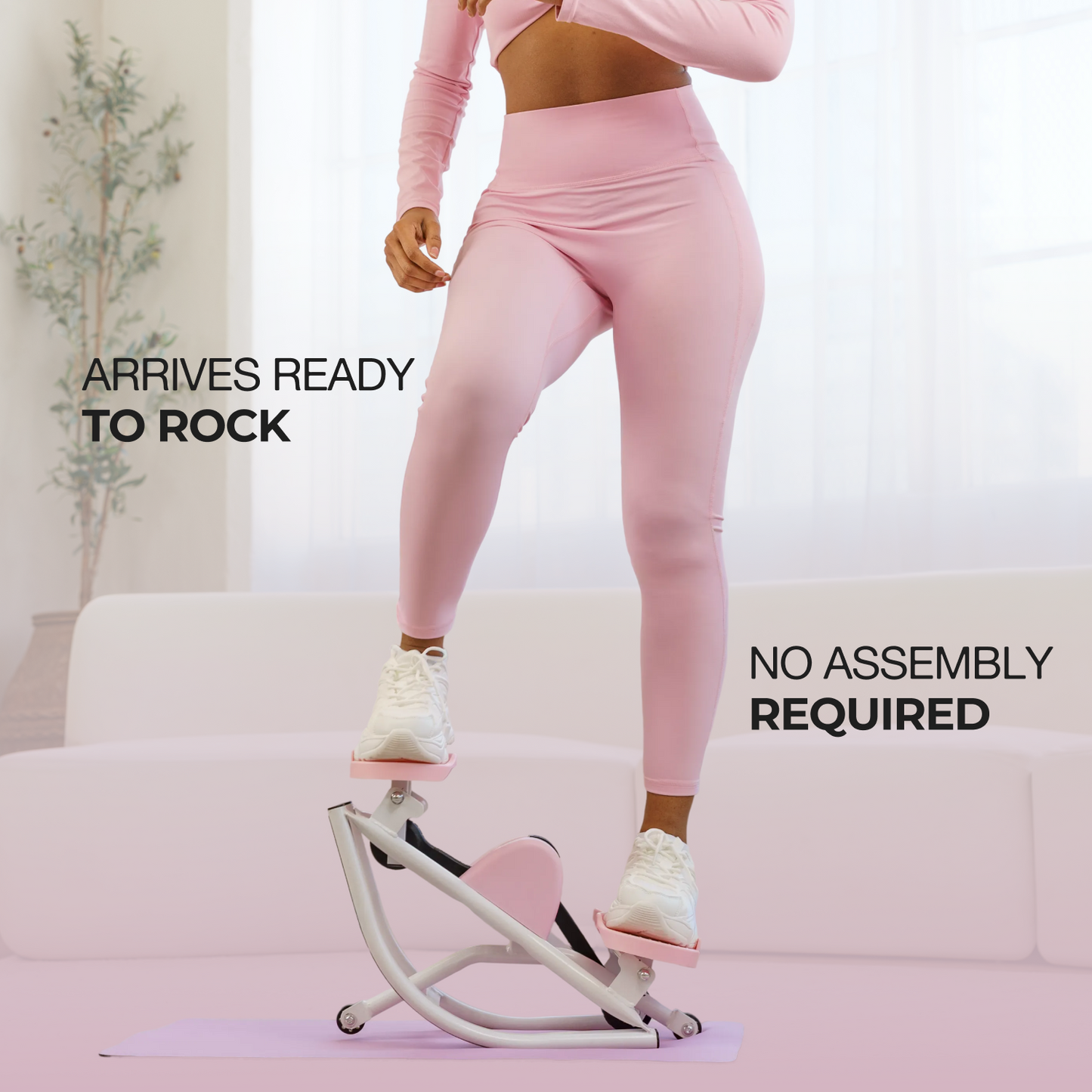 Zenlyft Fitness Pilates Reformer Rock Stepper Board