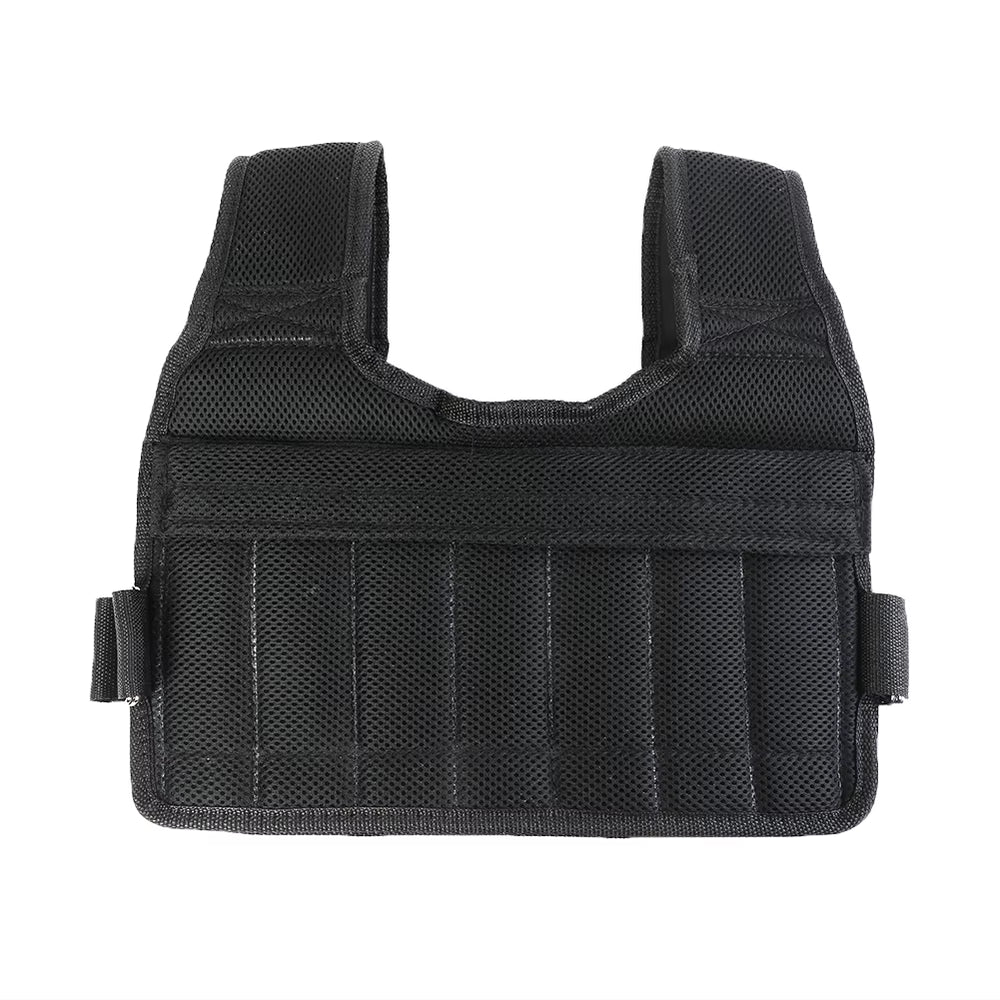 1 - 110LBS Adjustable Weighted Vest Running Loading Weighted Vest Training Workout Fitness Adjustable Waistcoat Jacket Man Women