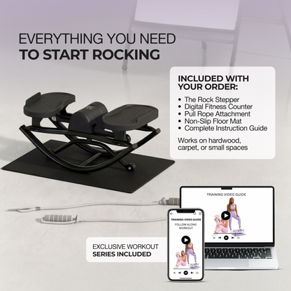Zenlyft Fitness Pilates Reformer Rock Stepper Board