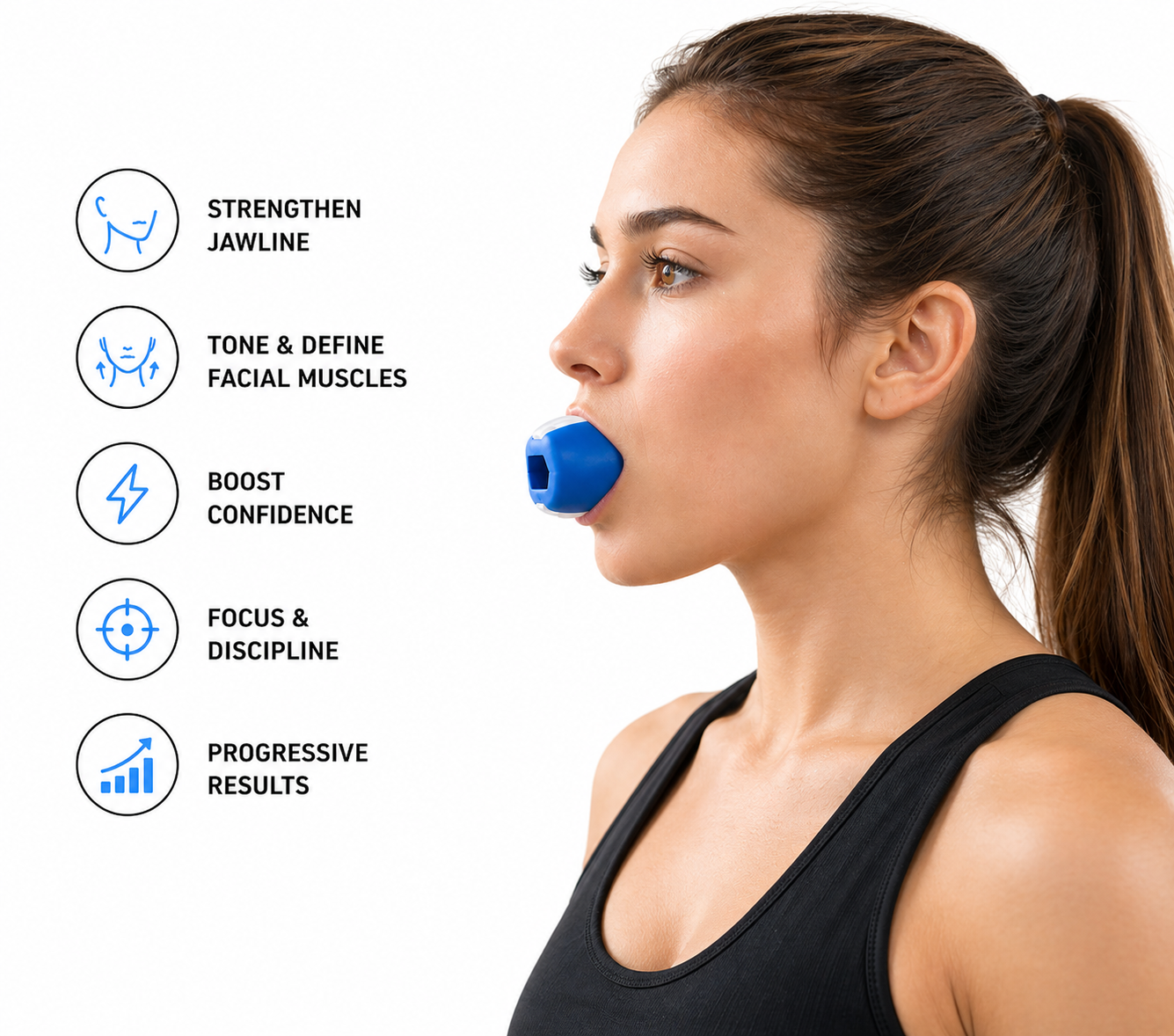 Zenlyft Fitness Jawline Exerciser – Facial Muscle Trainer for Face Slimming & Strength