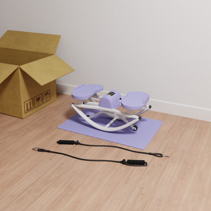 Zenlyft Fitness Pilates Reformer Rock Stepper Board