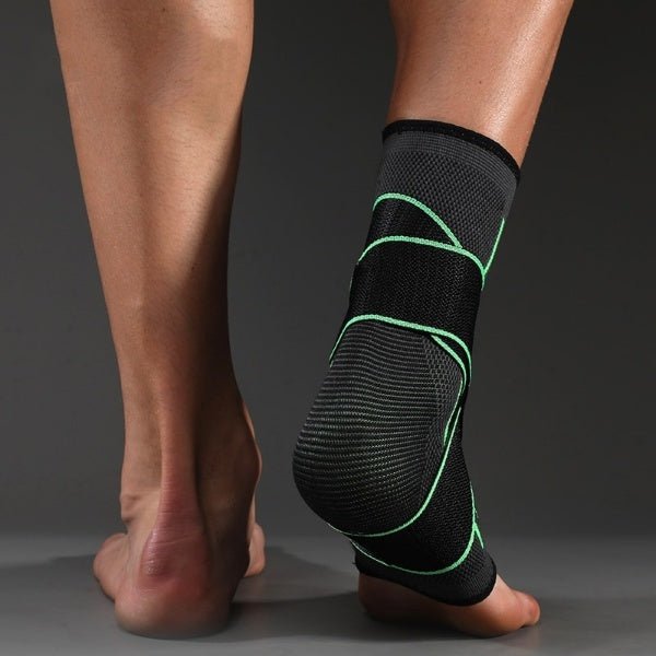 Zenlyft Fitness Ankle Support Sleeve with Compression Bandage – Adjustable Ankle Brace Stability & Recovery