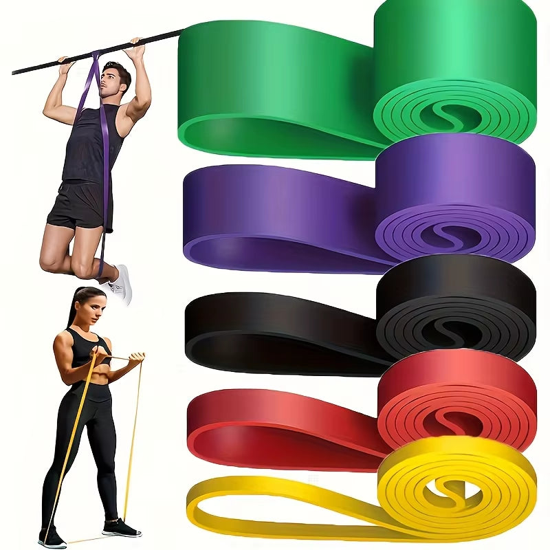 Resistance Bands Set Pull Straps Assistive Pull-Up Bands Exercise Straps Leg Exercise Bands for Gym Fitness Home Workout Equipme