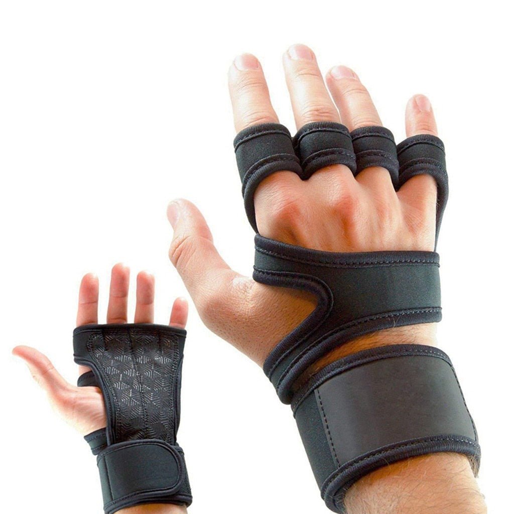 Zenlyft Fitness Open-Back Weightlifting Gloves – Breathable Grip Training Gloves with Wrist Support