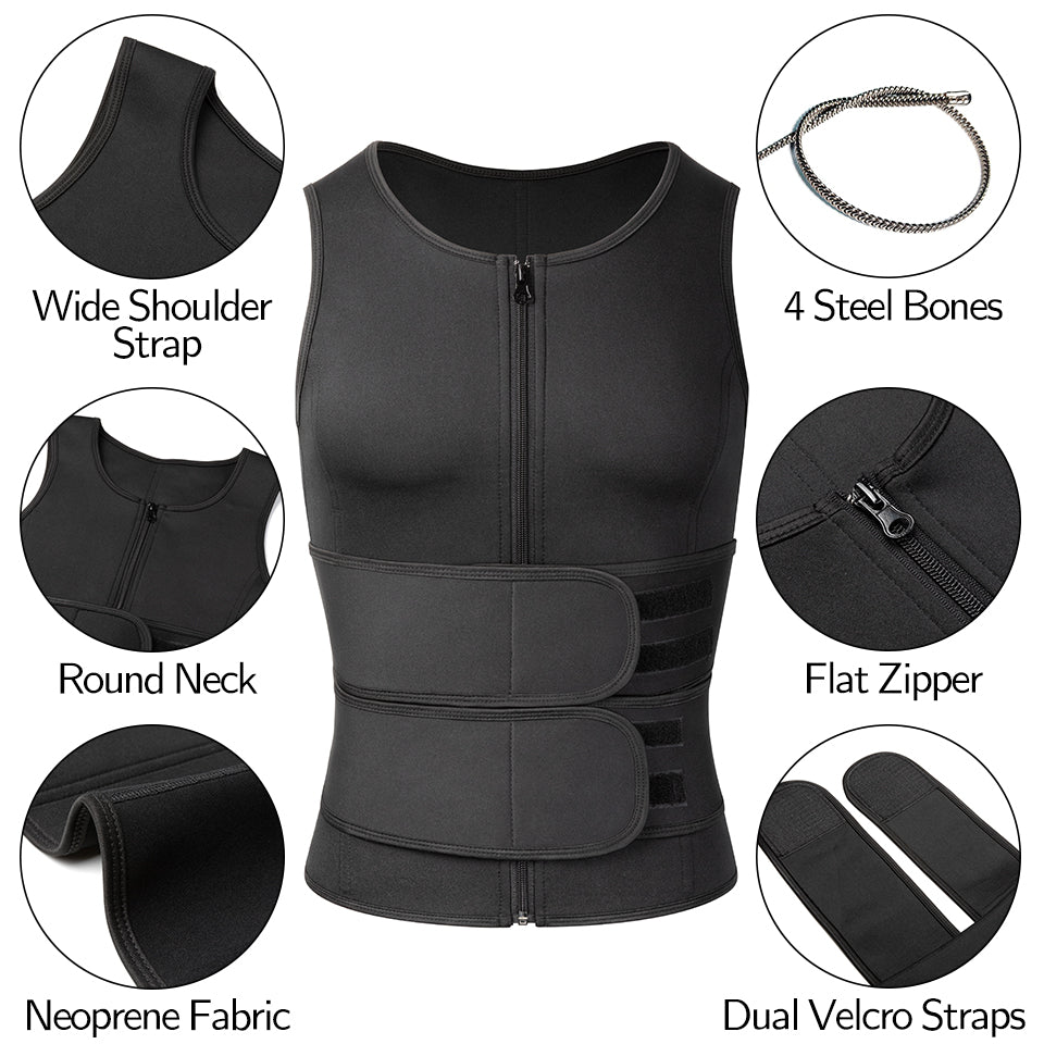 Zenlyft Waist Trainer – Compression Sweat Belt for Core Support, Fat Loss & Body Shaping